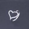 Buy cheap Elegant Infinity Shape Silver Cubic Zirconia Rings For Asian Lady / 925 Silver Jewelry from wholesalers