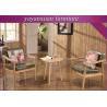 Buy cheap Table And Chairs With Green Fabric In Chinese Manufacturer For Supply (YW-2130) from wholesalers