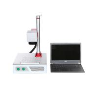 Buy cheap CE Split Fiber Laser Marking Machine , 20W Ring Laser Engraving Machine product