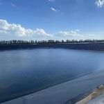 Tenglu 0.1mm 3mm Black / Green / White / Blue HDPE Geomembrane Pond Liner for