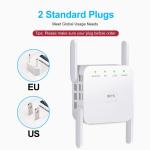AC 100~240V 2.4G 5G Wireless 1200M Wifi Signal Repeater