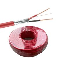 Buy cheap Copper Conductor 2 Cores Decorative Round Electric Smoke Detector Sensors Fire product