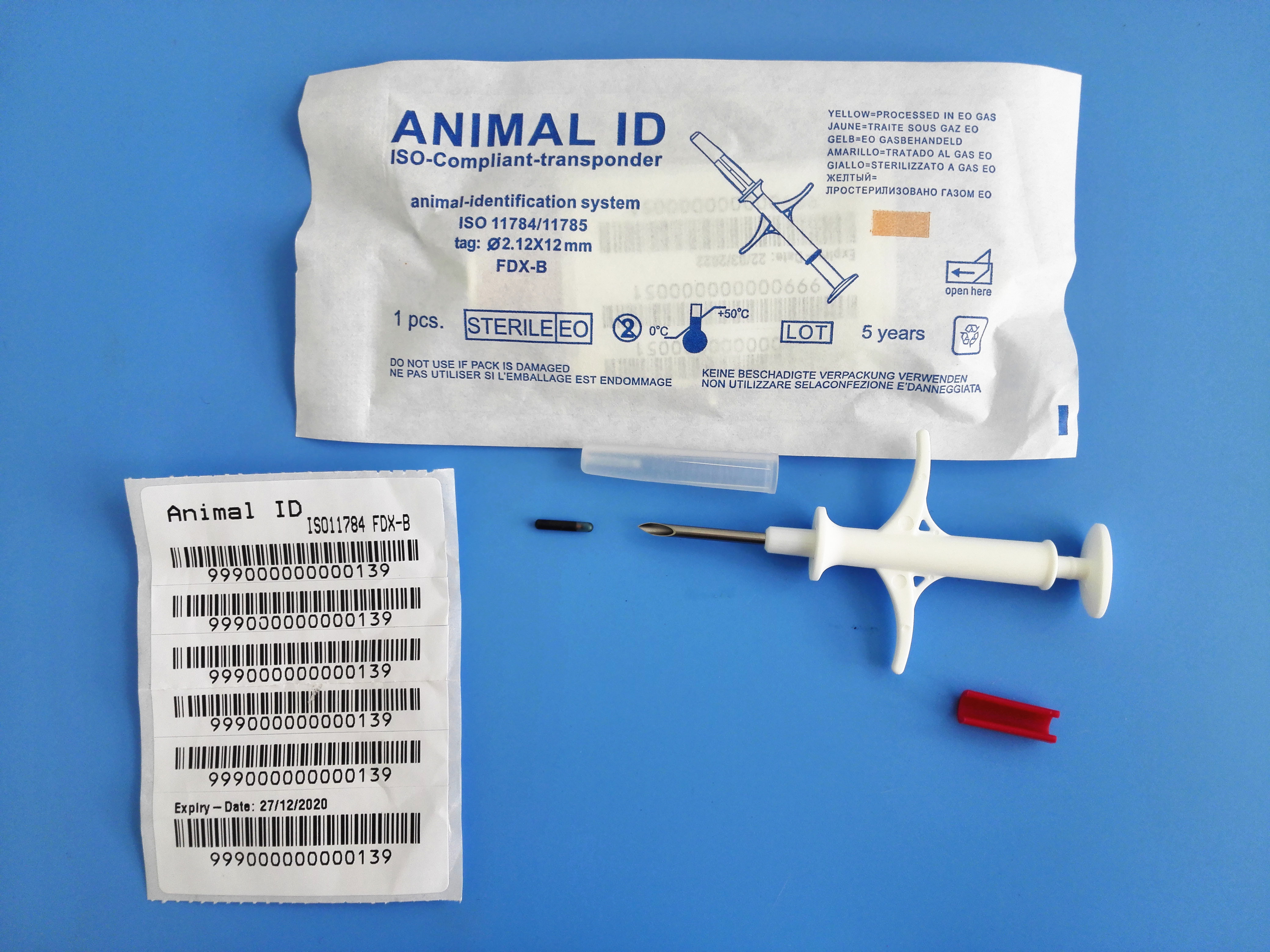 Buy cheap Animal Identification RFID Tracking ISO Transponder Microchip With European Microchip from wholesalers