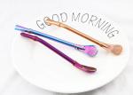 Novelty 304 Stainless Steel Straw / Creative Stainless Steel Coffee Scoop Filter