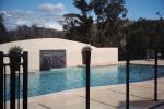 Golden Bronze Modern Flat Top Glass Pool Fencing 8mm - 19mm Toughened Safety