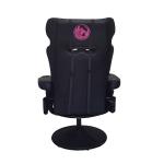Office Gaming Chair with Cup Holder and Bluetooth Speakers in Racing Style PU