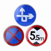 Buy cheap OEM Mandatory Reflective Traffic Signs Speed Limit For Road Safety Warning product