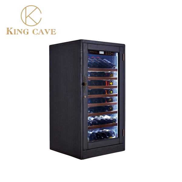 Buy cheap Small Wine Cooler Cabinet , Low Noise Free Standing Wine Fridge Cabinet from wholesalers