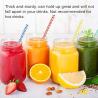 Buy cheap Sturdy Metallic Paper Straws Long Lasting Customized Logo Used In Juice Beverage from wholesalers