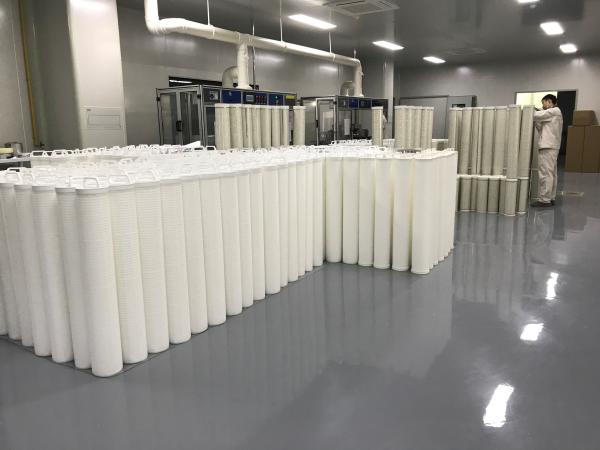 Buy cheap 6" Diameter Pleated Filter Cartridge 99.8% Efficiency Industrial Water Filter from wholesalers