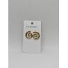 Buy cheap Stylish Swirl Women Mental Stud Earrings from wholesalers