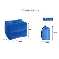 Buy cheap Airplane Inflatable Foot Rest Blue / Grey / Black Color 6P Certification product