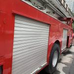 Buy cheap Aluminum Rolling Shutter Door Red And White For Fire Fighting Truck from wholesalers