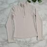 Buy cheap Zipper Gray Horse Riding Tops T Shirt 4 Way Stretchy Active Equestrian Clothing from wholesalers