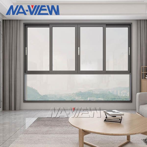 Guangdong NAVIEW Metal Frame Double Glass Glazed Hurricane Impact Aluminum