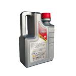 2L Grey HDPE Plastic Engine Oil Canister Large Capacity Engine Coolant Bottle