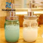 24mm Body Lotion Pump Dispenser With Plastic Screw Cap Aluminum Hand