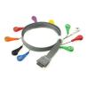 Buy cheap Edan Holter 10 Lead ECG Cable and Lead Wires with Snap Button Connector from wholesalers