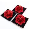 Buy cheap OEM Black Safflower Jewelry Packaging Case Rose Flower Gift Box For Jewellry from wholesalers