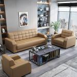 Modern Office Furniture Customized Leather Sofa Set Chinese Style Contemporary 2