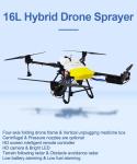 4 Aixes Agricultural Spray Drone Smart Batteries Fertilizer Spray Drone