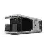 Smart Windproof Hotel Building Mobile Prefab Space Capsule House with MGO Board