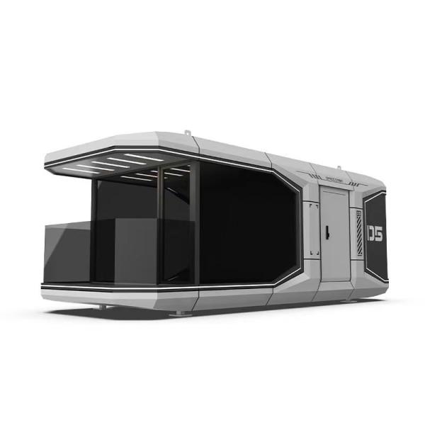 Smart Windproof Hotel Building Mobile Prefab Space Capsule House with MGO Board