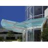Buy cheap Canopy Frosted Glass Balcony Panels , Coloured Toughened Glass from wholesalers