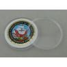 Buy cheap USA Department Of The Navy Personalized Coins , 2.0 Inch Copper Die Stamped With Diamond Cut Edge from wholesalers