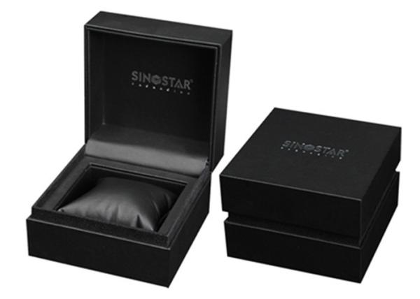 Buy cheap Black Leather Twist Single Watch Box Velvet / PU Internal Material For Mens from wholesalers
