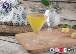 Rectangle 138Ml PS Elegant Plastic Champagne Flutes Environmental Friendly