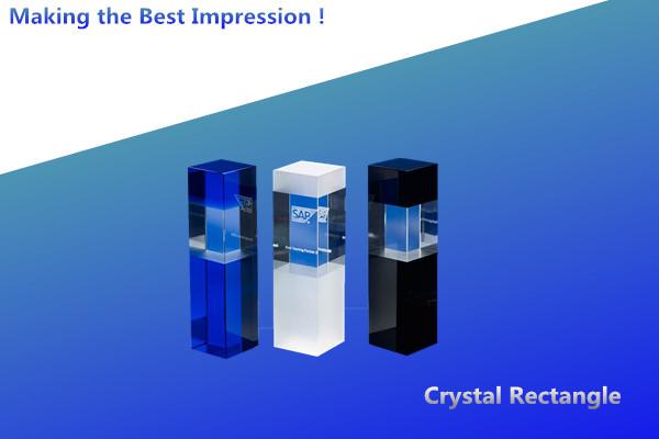 crystal 2d blocks/crystal 3d blocks/blank crystal rectangle awards/acrylic