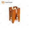 Buy cheap Corten Steel Square Outdoor Bbq Grill Table Garden Wooden Burner Fire Pit from wholesalers