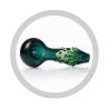 Buy cheap 4 Inches Glass Smoking Pipes Green With Luminous Frog Spoon Pipe from wholesalers