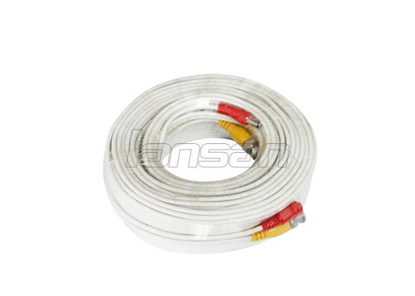 Buy cheap 50 FT Pre - Made Power / CCTV Video Cable , Black Siamese CCTV Cable from wholesalers