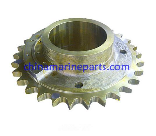 Buy cheap MAN low-speed marine diesel engine spare parts Marine poured lead sprocket from wholesalers