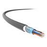 Buy cheap Network Cable SFTP CAT5E 22AWG Bare Copper Cross Linked LSZH Jacket from wholesalers