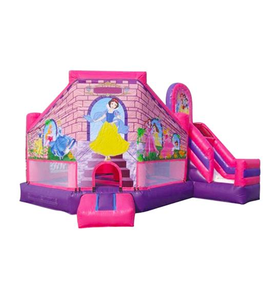 Buy cheap Inflatable pink purple Disneyland Princess Bouncy Castle for kids from wholesalers