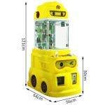 Customize Metal Acrylic Mini Claw Game Machine Coin Operated Doll Vending