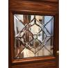 Buy cheap Wooden Framed 450mm All Clear Beveled Decorative Glass Insert For Front Door from wholesalers