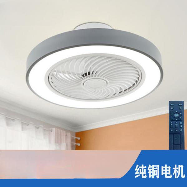 Buy cheap Macaron 110V Led Invisible Nordic Lighting Living Room Children Bedroom Ceiling Fan Lamp from wholesalers