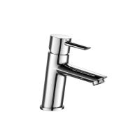 Buy cheap Contemporary Single Chrome Finish Stylish Basin Mixer Taps T8822W product