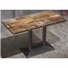 Buy cheap Casting Iron Base Restaurant Dining Table 0.15cbm Volume For Fast Food / Hot Pot from wholesalers