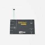 LED Tactile Membrane Keypad , Industrial Membrane Switches DC 12V