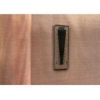 Buy cheap Woven Red Copper Wire Mesh Cloth Square Hole Size Customized product
