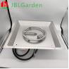 Buy cheap Silver Stainless Steel Square Fire Pit Burner Pre Rusted from wholesalers