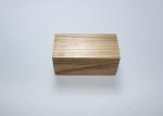 Paint Clear Varnish Solid Wooden Small Jewelry Box , Unique Wooden Jewelry Boxes