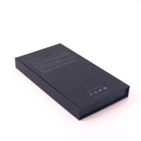 Buy cheap SGS G7 FSC Smartphone Packaging Box Black Gift Box Magnetic 0.3kg product