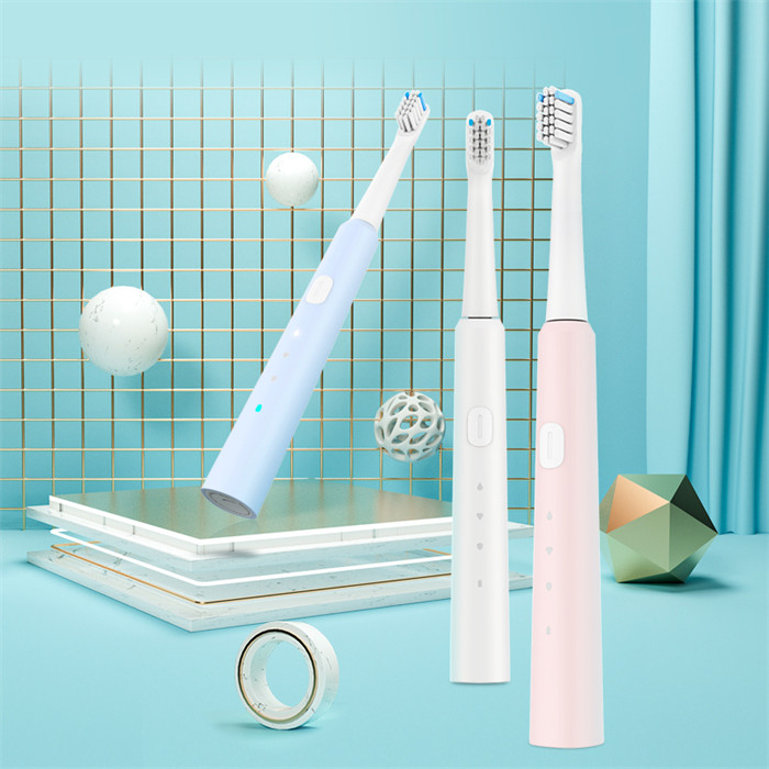 OEM Customized Logo Smart USB Rechargeable Automatic Sonic Electric Toothbrushes