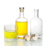 In Stock 750ml Glass Liquor Bottles Spirit Alcohol Container ODM